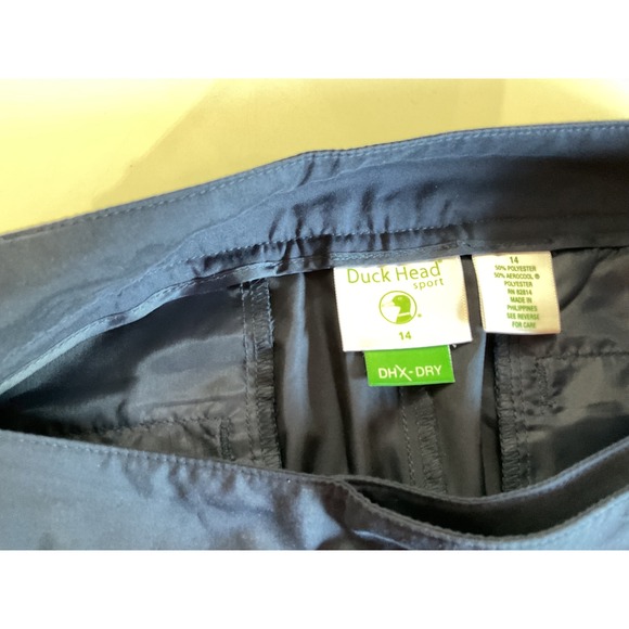 Duck Head Golf Skort Athletic Activewear Skirt Shorts Blue Piped Trim Size‎ 14 - Picture 9 of 14